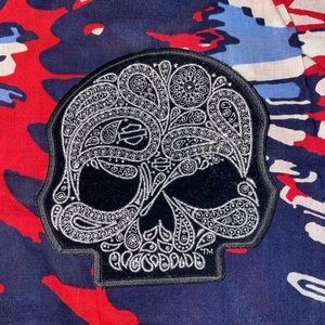 Harley Davidson Skull Patch